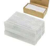 Lahviuu Craie de Tailleur 30 Pièces Blanc Craies Minérale Outil de Marquage Craie à Soudeur Industrielle pour les Ingénieurs,pour Tracer sur Fer Métallier Bois Pierre et Béton 105x9x4 mm