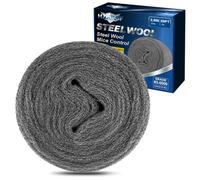 Laine d'acier #0 20 m, laine d'acier anti-souris, taille M (0,5 kg) | Barrière et remplisseur d'espace, garde les souris loin des trous dans la maison, les murs, le jardin