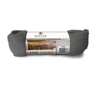 Laine d'acier extra fine - égrenage, polissage métaux, nettoyage - 150g N°000 Mauler