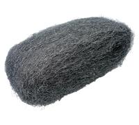 Laine d'acier pour le ponçage, grain fin 00, 200 g, idéale pour le polissage et l'élimination des résidus de vernis