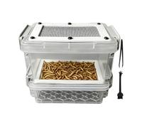 Lainiaoly Kit d'élevage pour à Soie,Tamis séparateur pour déjections de à Soie - avec Pince et Brosse, boîte de Nidification Anti-odeurs - Bacs Anti-odeurs pour phalangers, lézards, Grenouilles,