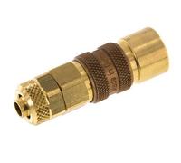 Laiton DN 5 Brown Air Coupling Socket 6x8 mm Union Nut