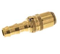 Laiton DN 6 Embout de raccord de moule 9,5 mm Pilier de tuyau Protection contre le déverrouillage Double obturation