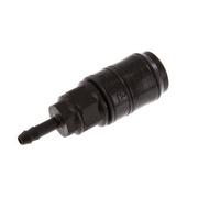 Laiton DN 7.2 Manchon d'accouplement d'air 6 mm Pilier de tuyau