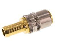 Laiton DN 9 Manchon d'accouplement d'air 13 mm Pilier de tuyau