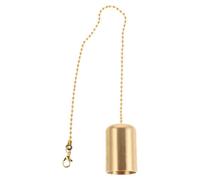 Laiton Éteignoir à Bougie, Chaîne Suspendue Dorée, Forme Cloche | Extinction Peu de Fumée, Accessoire Vintage Élégant pour Bougies Chauffe-plat, Votives et Décoration Maison