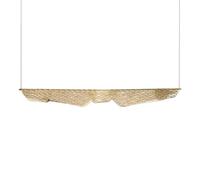 Laiton Friture MEDITERRANEA 160 CM Suspension Gradable Suspension Brossé