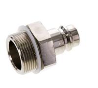 Laiton nickelé Bouchon de raccord d'air DN 19 G 1 1/4 pouce mâle