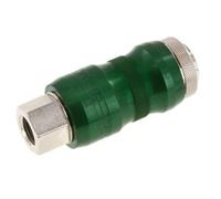 Laiton nickelé DN 7.8 Coupleur pneumatique de sécurité Douille à glissière G 1/4 pouce Femelle