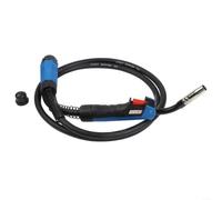 Laiton pour Mig pour Torche MB-15AK 3m Laiton Blindé Gaz pour Mig | Câble flexible de 3 m, pointe CNC en laiton pur, courant 0-250 A, blindage au gaz pour MIG/MAG, poignée ergonomique