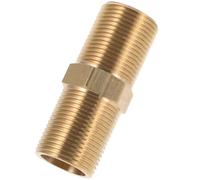 Laiton Raccord Double Filetage Externe M3/4 pour Tuyau | Joint Droit Direct, Installation et Retrait Faciles, Haute Dureté, Résistant à L’usure, Eau et Gaz