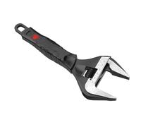 LAJHDCG oulissante À Angle Réglable En Forme De Croissant, Outils Universels D'évier, Clé À Levier, Bouche Large, Accessoire Ménager Forgé(12 inches)