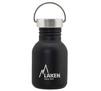 LAKEN Bot. ac. inox Basic 350ml S/S tapón - Negro
