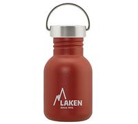 LAKEN Bot. ac. inox Basic 350ml S/S tapón - Rojo
