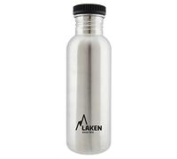 LAKEN Bot. ac. inox Basic 750ml - Negro tapón rosca plástico