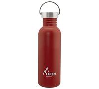 LAKEN Bot. ac. inox Basic 750ml S/S tapón - Rojo