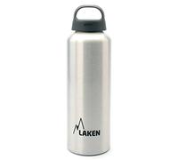 LAKEN Classic Bouteille d'eau,Gourde en Aluminium, avec Bouchon à Vis et Goulot Large, sans BPA PBA 750ml Argent