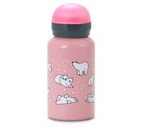 Laken Laken Gourde ''Ours polaire Flocke'' 0,35 L - rose