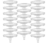 LALADEFIEE 20 Pièces Support à Billes, Présentoir Sphérique en Plastique pour Boule Transparente, Fontaine et Décoration D’Aquarium, Forme Sphérique, Style Simple, Léger, Portable