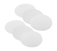 LALADEFIEE Aluminium Disque Verseur à Vin Anti-Goutte Souple 6 Pièces | Bars et Usage Professionnel, Réutilisable, Argenté, Lot de Six, Facile à Utiliser