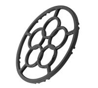 LALADEFIEE Anneau de Wok Noir en Fer pour Cuisinière à Gaz, Support Stable pour Petits Récipients, Contrôle Précis Chaleur Cuisine Domestique