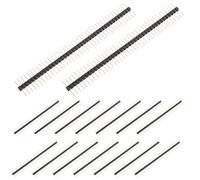 LALADEFIEE Barrette de Broches D'en-tête Femelle Longue 1x40p 2,54 Mm, Épingles Longues Seule Rangée, Plaqué Or, Performance Fiable pour Appareils Électroniques