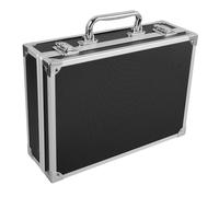 LALADEFIEE Boîte à Outils Portable pour Usage Quotidien Construction Robuste et Extérieur et Extérieur Résistant aux Rayures en Alliage D'aluminium Poignée Métallique