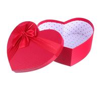 LALADEFIEE BoîTe Cadeau De Mariage En Forme De CœUr 9X8X7 Pouces Coffret De Rangement Avec Couvercle Pour Cadeaux De FêTe Et Anniversaire