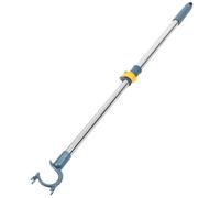 LALADEFIEE Canne Télescopique pour Vêtements Suspendus en Aluminium et Acier Inoxydable Prise Confortable Tringle, Bâtons de Corde à Linge Réglables pour Séchage à Domicile