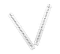 LALADEFIEE Charnières Piano Robustes 2 Pièces 200x17mm Multi-fonctionnelles 180 Degrés pour Fenêtres et Boîtes de Rangement en Bois