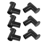 LALADEFIEE Connecteur de Cintre en Plastique à Angle Droit pour Portant à Vêtements, Adaptateur pour Séchage, 6 Pièces, Compatible Tringles Simples et Doubles