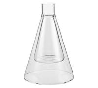 LALADEFIEE Diffuseur de Parfum en Verre Transparent Stabilité de Fragrance Double Paroi 90ml et Contrôle Clair Capacité pour Spa et Exposition