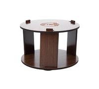 LALADEFIEE Distributeur de Bandes pour Cou en Bois Poli, Porte-rouleau de Papier à Col Compact pour Salon de Coiffure, Support Solide pour Bandes Jetables, Usage Professionnel et Domestique