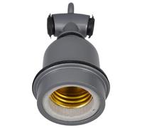 LALADEFIEE Douille D'éclairage E27 Petite Triple Sortie Étanche en Céramique et Alliage D'aluminium pour Lampe, Maintien de Température en Milieu Humide, Usage Agricole