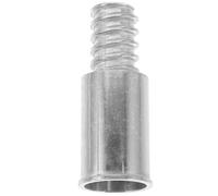 LALADEFIEE Embout à Vis Résistant la Rouille et Antidérapant Diamètre 25 Mm en Alliage D'aluminium Usage Polyvalent pour Manche à Balai Adapté pour Tiges en Bois