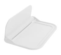 LALADEFIEE Étagère Murale Pliante sans Perçage, Tablette de Rangement Blanche en Hips et PP, Cadre Épaissi Cuisine ou Chambre