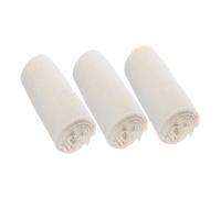 LALADEFIEE Étamine de Coton Beige Réutilisable 3 Pièces, Chiffon Mousseline Multi-usage pour Filtrer Tofu, Fromage et Jus Cuisine