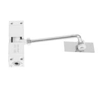 LALADEFIEE Ferme-porte à Ressort Double, Contrôleur de Fermeture de Porte en Alliage D’aluminium, Blanc, Vitesse de Fermeture Réglable, Silencieux, Maison et Usage Résidentiel