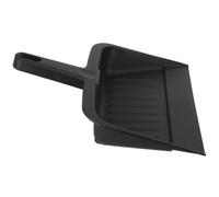 LALADEFIEE Grande pelle à poussière avec poignée en plastique noir, légère, grande capacité, pour maison et nettoyage extérieur