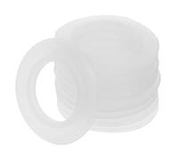LALADEFIEE Joint Étanchéité Silicone 10 Pièces Anneau O-Ring pour Lavabo et Bonde Salle de Bain Anti-Fuite Facile à Nettoyer