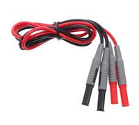 LALADEFIEE Kit de Cordons pour Multimètre 2pcs avec Câbles en Alliage et Plastique, Portable et Adapté aux Tests Automobiles et Quotidiens