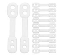 LALADEFIEE Lot de 100 Crochets de cintres, Coupe-Vent, en Silicone, réutilisables, antidérapants, pour cintres à Linge, Maintien sûr, pour différents cintres, Transparents, 5,8 x 1,9 x 1,5 cm