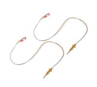 LALADEFIEE Lot de 2 Thermocouples de Remplacement pour Cuisinière à Gaz et Barbecue Capteur de Flamme Automatique en Céramique et Abs pour Sécurité et Détection Thermique