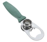 LALADEFIEE Ouvre-bouteille et Mini Flacons Multifonctionnel en Acier Inoxydable Vert Ouvre-pilules Facile à Utiliser pour Usage Domestique et Portable