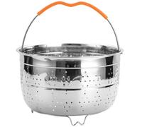 LALADEFIEE Panier Vapeur Passoire à Légumes Couleur Aléatoire en Acier Inoxydable Poignée à Petits Trous pour Cuisson Vapeur et Égouttage, Adapté pour Casseroles et