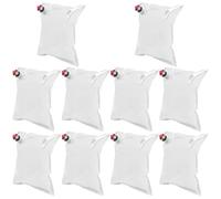 LALADEFIEE Paquet à Vin Rechargeables 10pcs pour Rangement Bouteilles, Capacité 5l, Matériau NY Vmpet PE, Réutilisables et Adaptés pour Pique-niques et Fêtes