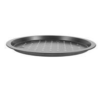 LALADEFIEE Plaque à Pizza pour Cuisson et Dissipation Thermique avec Trous en Acier Carbone Ronde Antiadhésive, Multi-usages pour Maison et Restaurants Occidentaux