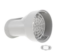 LALAFINA 1Ensemble Adaptateur de Tuyau Échappement de Climatiseur avec Connecteur à Bouche Plate Kit de Ventilation pour Climatiseur Portable avec Filet Poussière