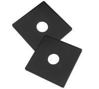 LALAFINA 2 Pièces Couvercle Carré en Abs pour Bride D'écusson de 22mm, Protection et Organisation des Prises et Interrupteurs pour Maison et Bureau