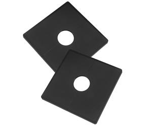 LALAFINA 2 Pièces Couvercle Carré en Abs pour Bride D'écusson de 22mm, Protection et Organisation des Prises et Interrupteurs pour Maison et Bureau
